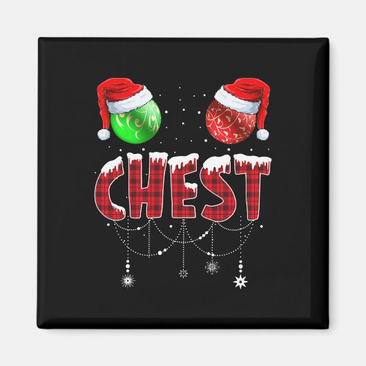 Chest Nuts Christmas Matching Couple Chestnuts 1  Magneet (Voorkant)