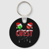 Chest Nuts Christmas Matching Couple Chestnuts 1 Sleutelhanger (Voorkant)