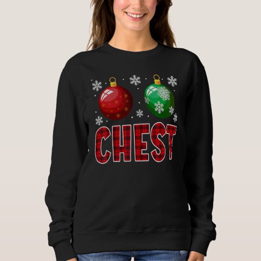 Chest Nuts Christmas   Matching Couple Chestnuts 7 Trui (Voorkant)