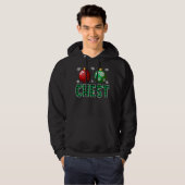 Chest Nuts Christmas   Matching Couple Chestnuts Hoodie (Voorkant volledig)