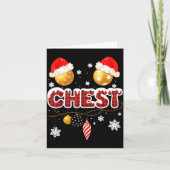 Chest Nuts Christmas Matching Couple Chestnuts  Kaart (Voorkant)