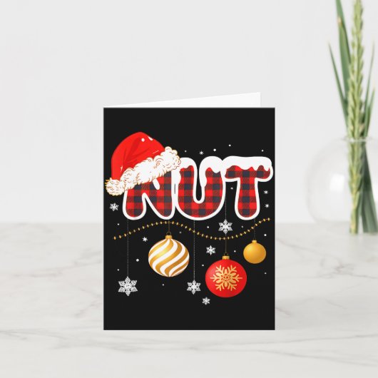 Chest Nuts Christmas Matching Couple Chestnuts Kaart (Voorkant)