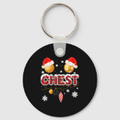 Chest Nuts Christmas Matching Couple Chestnuts  Sleutelhanger (Voorkant)