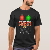 Chest Nuts  Christmas  Matching Couple Chestnuts T-shirt (Voorkant)