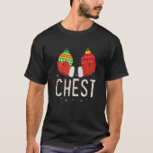 Chest Nuts Christmas     Matching Couple Chestnuts T-shirt (Voorkant)