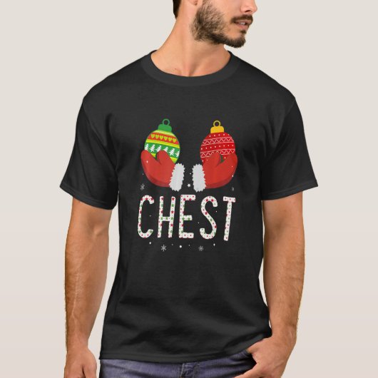 Chest Nuts Christmas     Matching Couple Chestnuts T-shirt (Voorkant)