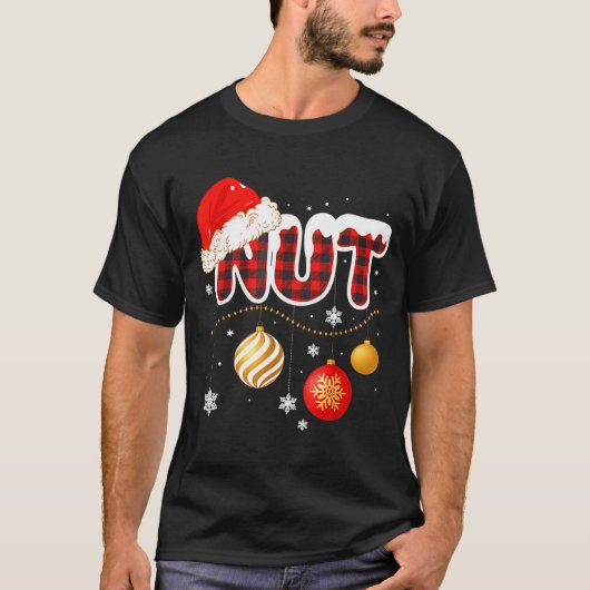 Chest Nuts Christmas Matching Couple Chestnuts  T-shirt (Voorkant)