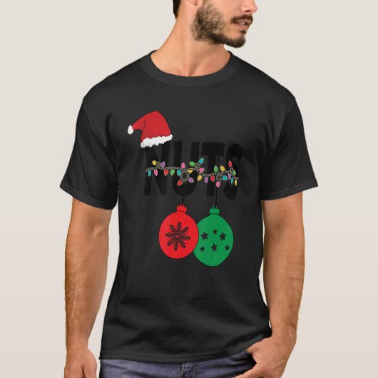 Chest Nuts Christmas Matching Couples Chestnuts T-shirt (Voorkant)