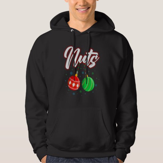 Chest Nuts Christmas T Shirt Funny Matching Couple (Voorkant)