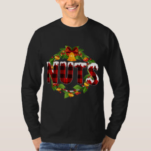 Chest Nuts Funny Matching Chestnoten Kerstmis T-shirt