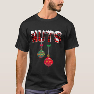 Chest Nuts Funny Matching Chestnoten Kerstmis T-shirt