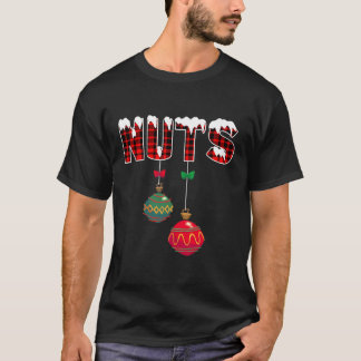 Chest Nuts Funny Matching Chestnoten Kerstmis T-shirt
