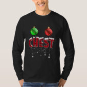 Chest Nuts Funny Matching Chestnoten Kerstmis T-shirt (Voorkant)