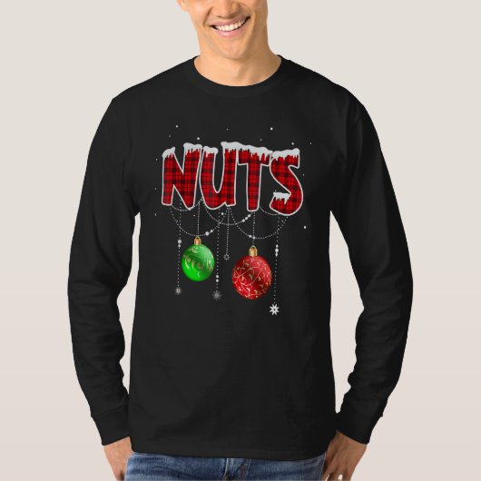 Chest Nuts Funny Matching Chestnuts Christmas Coup T-shirt (Voorkant)