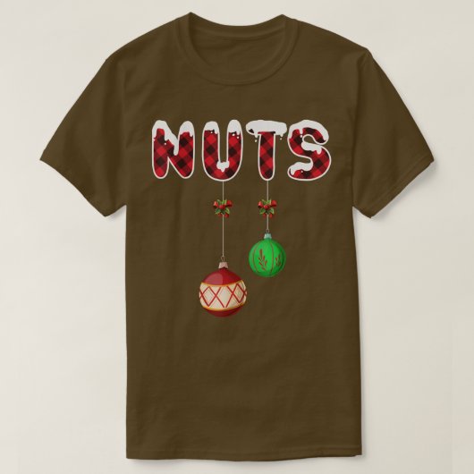 Chest Nuts Funny Matching Chestnuts T-shirt (Design voorkant)