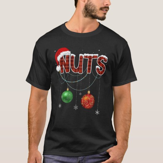Chest Nuts Funny Matching Chestnuts T-shirt (Voorkant)