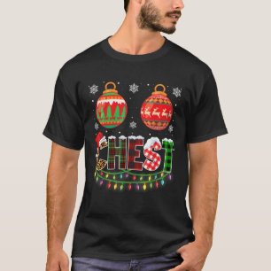 Chest Nuts kerstShirt Funny Matching Couple C T-shirt