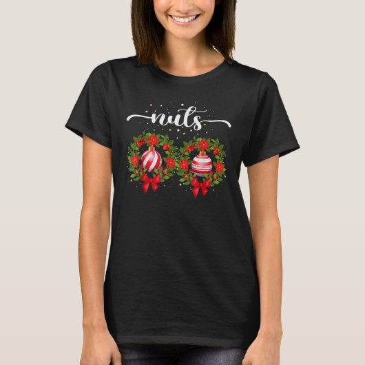 Chest Nuts kerstt Shirt Funny Matching Couple (Voorkant)