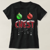 Chest Nuts kerstt Shirt Matching Couple Chest (Design voorkant)
