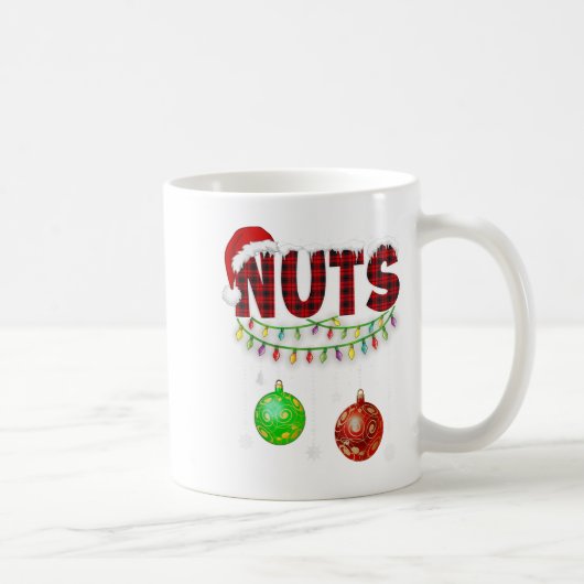 Chest Nuts kerstt Shirt Matching Couple Chest Koffiemok (Rechts)