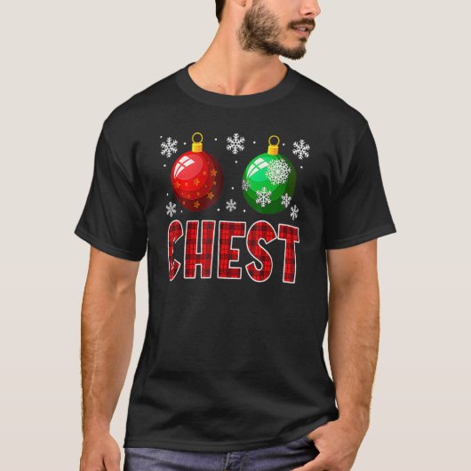 Chest Nuts Matching Chestnuts Christmas Couples C T-shirt (Voorkant)