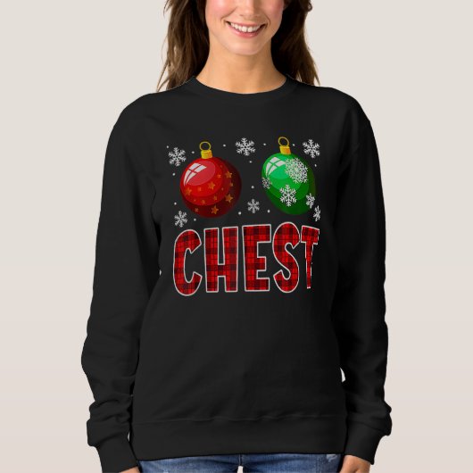 Chest Nuts Matching Chestnuts  Christmas Couples C Trui (Voorkant)