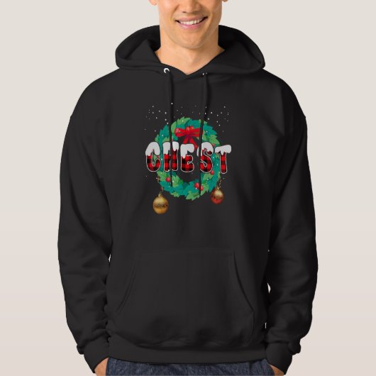 Chest Nuts  Matching Chestnuts Christmas Couples N Hoodie (Voorkant)