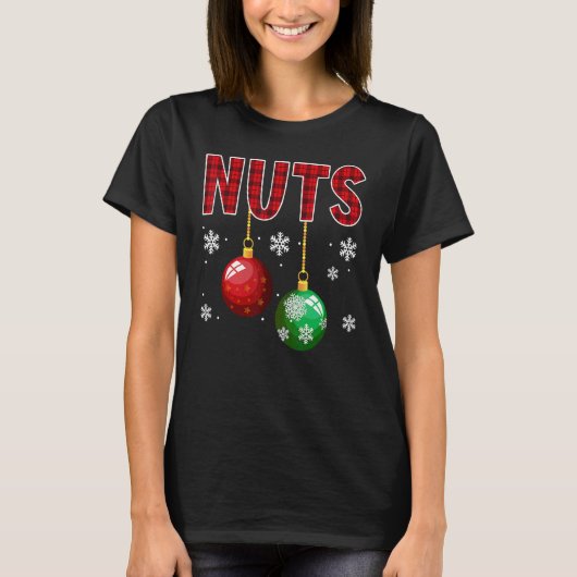 Chest Nuts  Matching Chestnuts Christmas Couples N T-shirt (Voorkant)