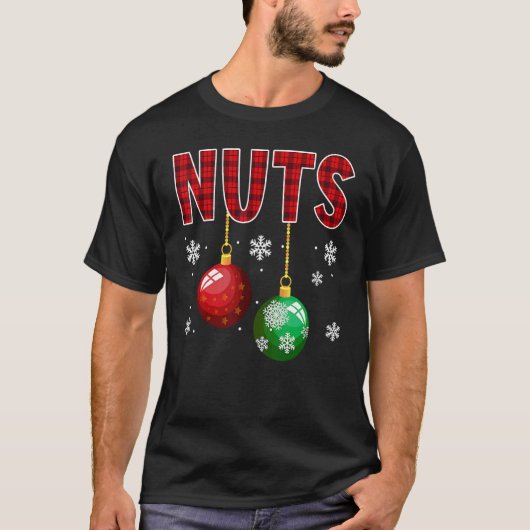 Chest Nuts Matching Chestnuts Christmas Couples N T-shirt (Voorkant)