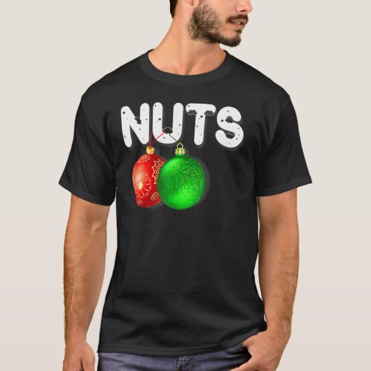 Chest Nuts Matching Chestnuts Christmas Couples Nu T-shirt (Voorkant)
