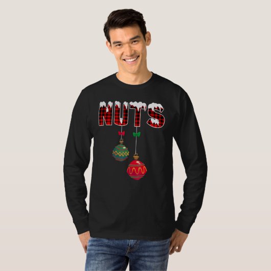 Chest Nuts Matching Chestnuts Christmas Couples Nu T-shirt (Voorkant volledig)