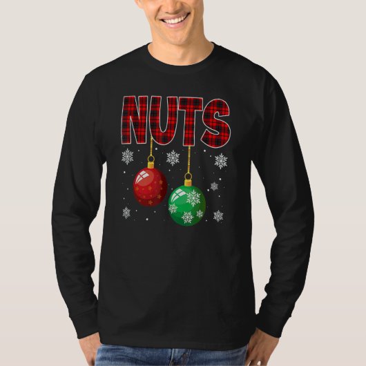 Chest Nuts Matching Chestnuts Christmas Couples Nu T-shirt (Voorkant)