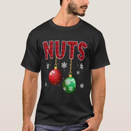 Chest Nuts Matching Chestnuts   Christmas Couples  T-shirt (Voorkant)