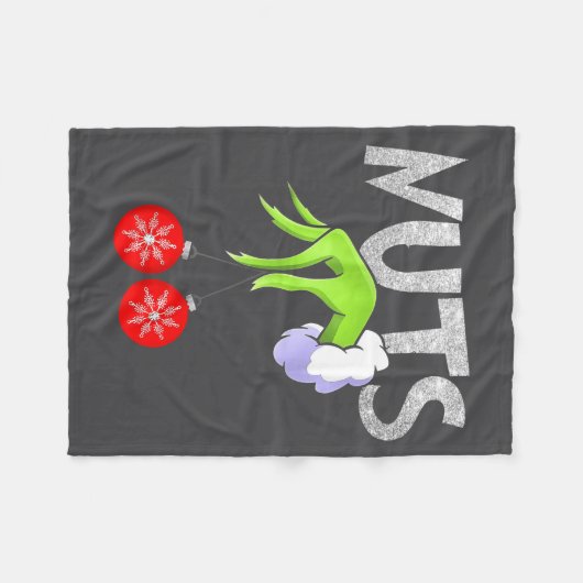 Chest Nuts Matching Chestnuts Christmas Snow Coupl Fleece Deken (Voorkant (Horizontaal))