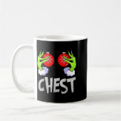 Chest Nuts Matching Chestnuts Christmas Snow Coupl Koffiemok (Links)