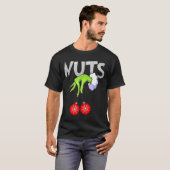 Chest Nuts Matching Chestnuts Christmas Snow Coupl T-shirt (Voorkant volledig)