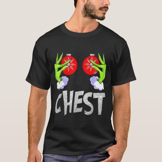 Chest Nuts Matching Chestnuts Christmas Snow Coupl T-shirt (Voorkant)