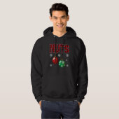Chest Nuts Matching Chestnuts Funny Kerstcoup Hoodie (Voorkant volledig)