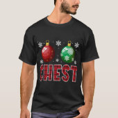 Chest Nuts Matching Chestnuts Funny Kerstcoup T-shirt (Voorkant)