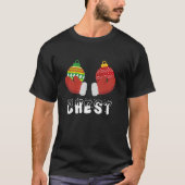 Chest Nuts Matching Chestnuts Funny Kerstcoup T-shirt (Voorkant)