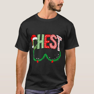 Chest Nuts Matching Chestnuts Funny Kerstmis T-shirt
