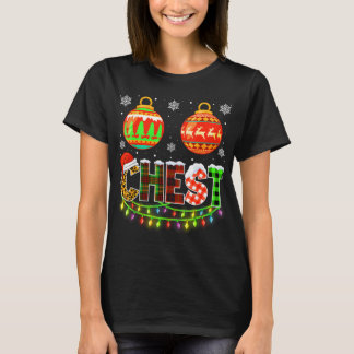 Chest Nuts Matching Funny Kerststellen Chestn T-shirt