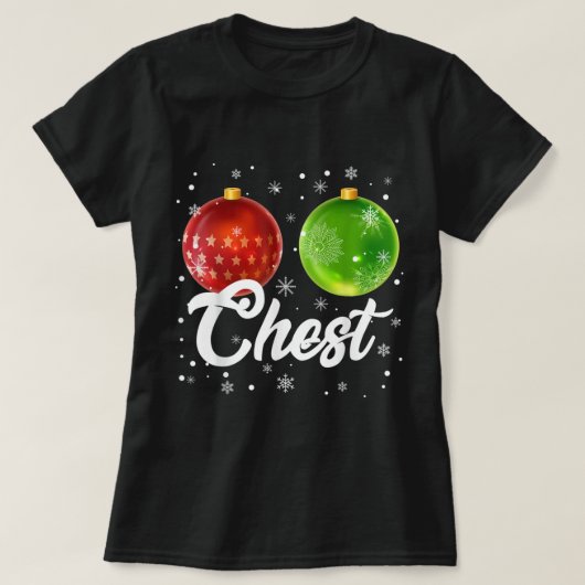 Chest Nuts met kerstcadeaubont Xma T-shirt (Design voorkant)