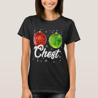 Chest Nuts met kerstcadeaubont Xma T-shirt