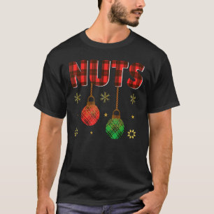 Chest Nuts met kersttaart Volwassenen Kaas T-shirt