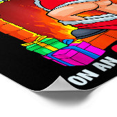 Chest Nuts Roasting Funny Naughty Santa Dirty Food Poster (Hoek)