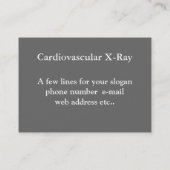 Chest X Ray ~ Chubby Visitekaartje (Achterkant)