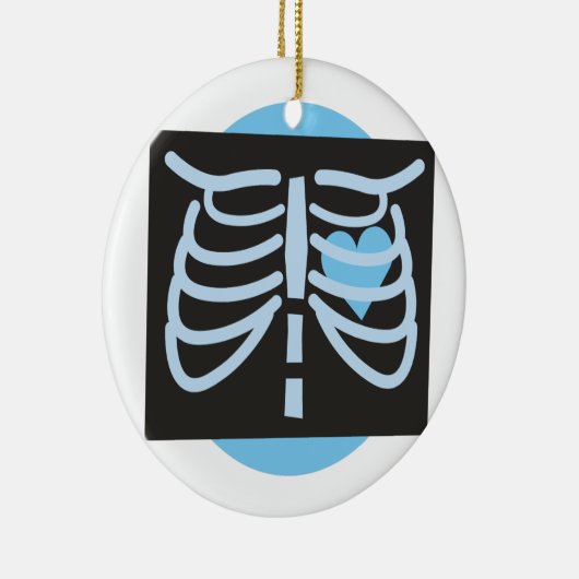 Chest-X-Ray Keramisch Ornament (Rechts)