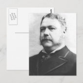 Chester A. Arthur 21 Briefkaart (Voorkant / Achterkant)