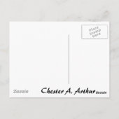 Chester A. Arthur 21 Briefkaart (Achterkant)